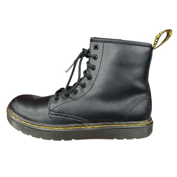 Dr. Martens Unisex Zavala J Black Lace Up Combat Boot Size M 4 W 5 - Picture 3 of 10